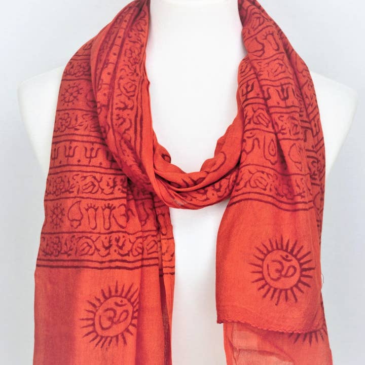 OMSutra - Wholesale Scarf - Women's - OM Ganesha Mantra Meditation Prayer Shawl6