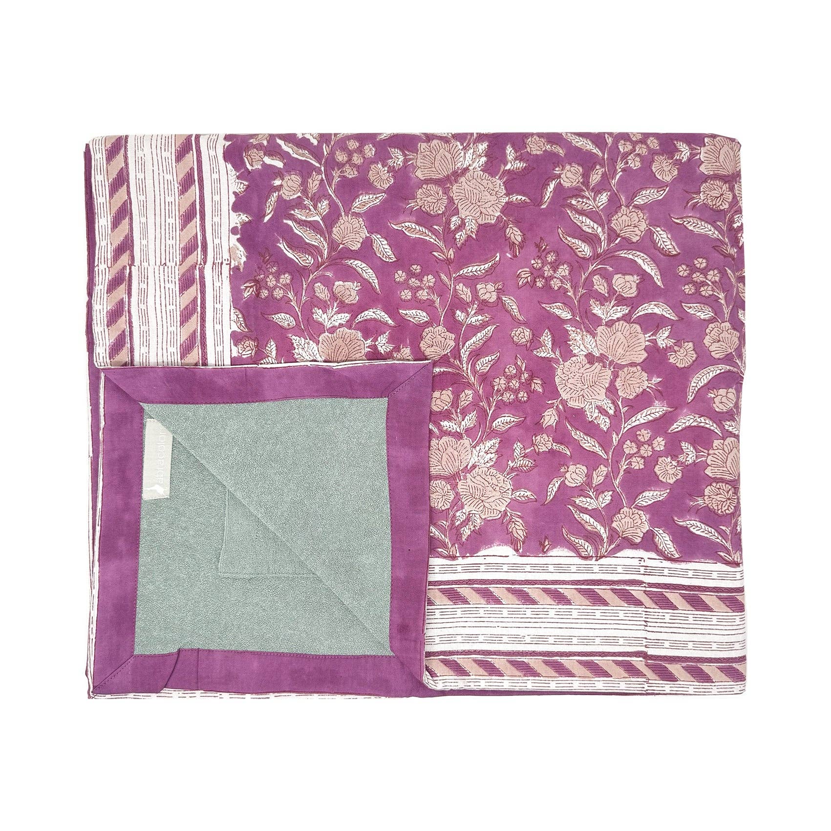 ABRACOLORS - Venta al por mayor Toallas de playa - Toalla pareo malva0