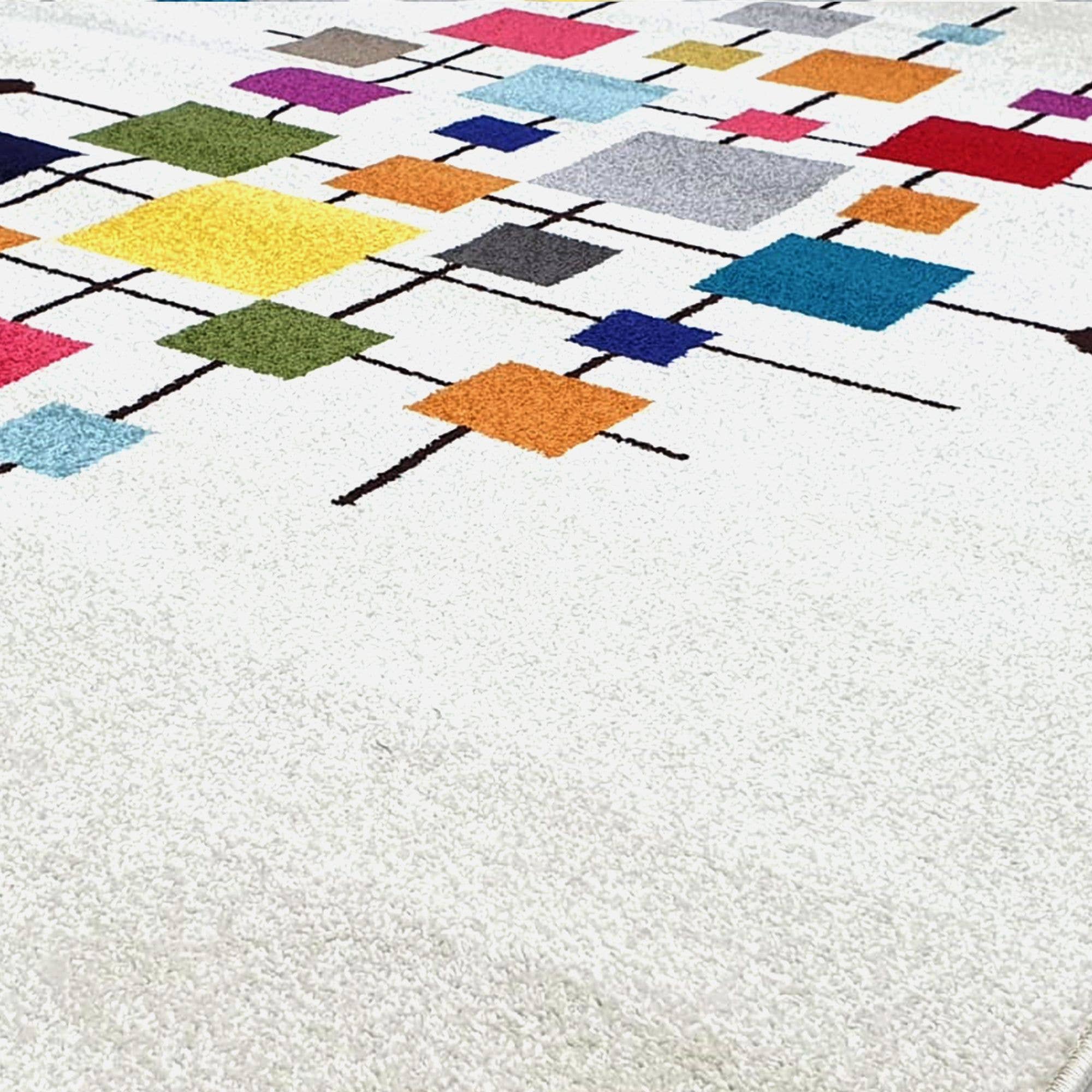multicoloured DOURTA Oeko tex lounge rug for wholesale on Faire4