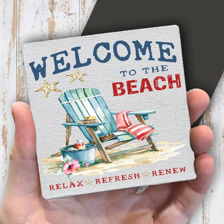 Imán de Nevera Bienvenida Costera a la Playa para venta al por mayor de Avery Lane Gifts