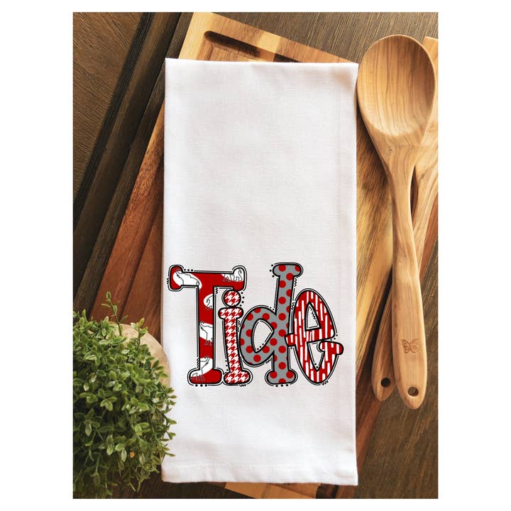 Alabama Game Day Tea Towel | Hand Towel ~ TIDE for wholesale by Rouge 225