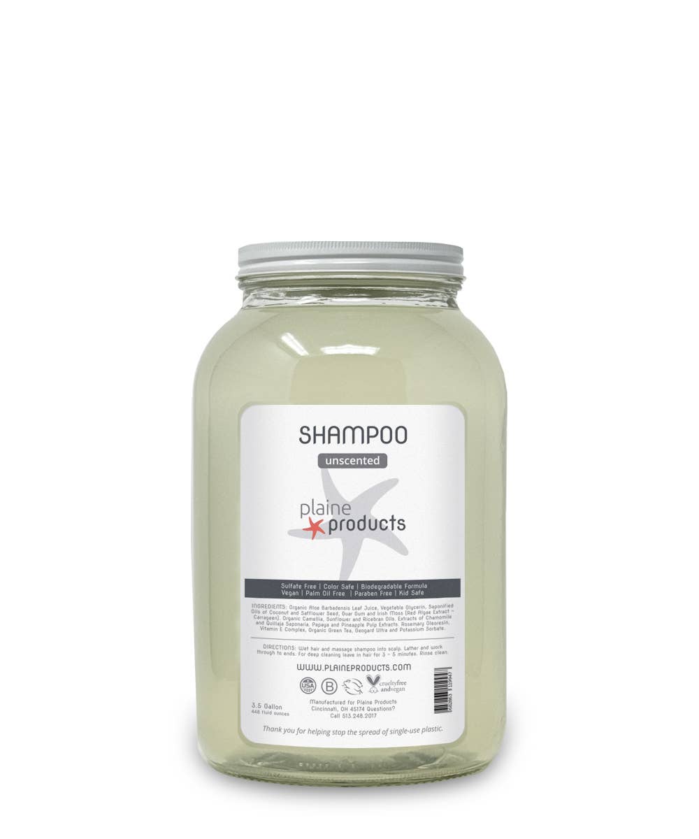 Plaine Products - Wholesale Hair Shampoo - Shampoo One Gallon Bulk Reusable (pump not included)2