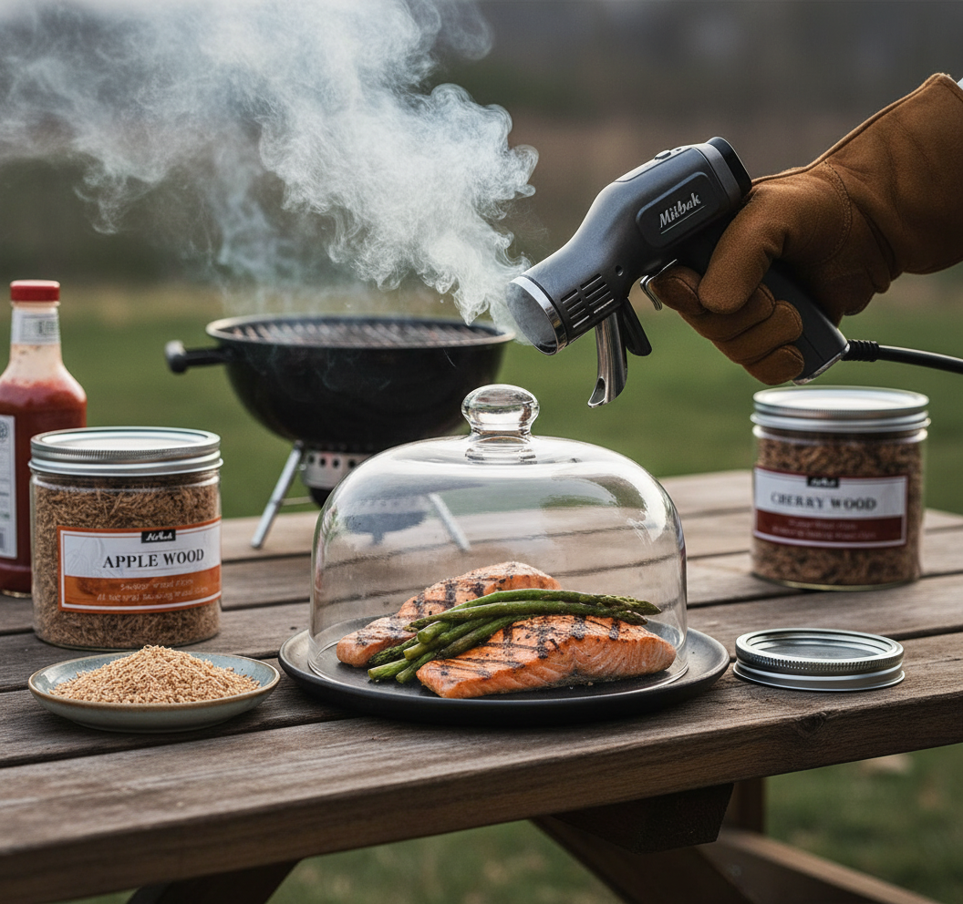 Kadra Kitchenware - Vendita all'ingrosso Strumenti da bar - MITBAK 4 confezioni di trucioli di legno extra fini per pistola affumicatrice1