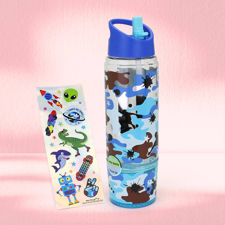 HOT FOCUS - Kids 2 in 1 Snack Water Bottle
for wholesale by Sensibling Corp.