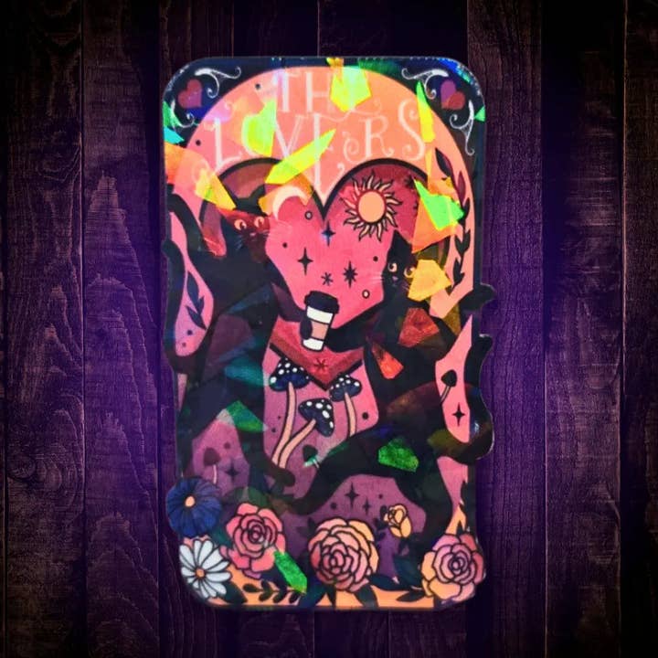 The Lovers – Sticker for wholesale by The TabbyLoaf