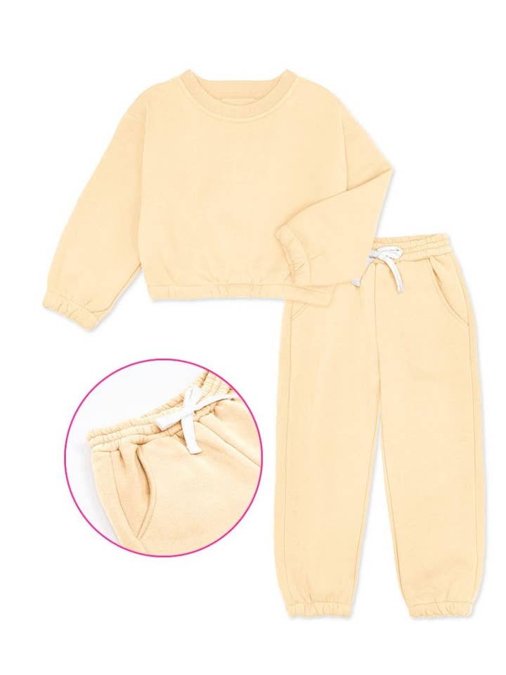 Cutie Patootie Clothing - Wholesale Activewear Set - Kids - SO TKSS-22-3002TT Toddler's 2 pc Pant Jog Set