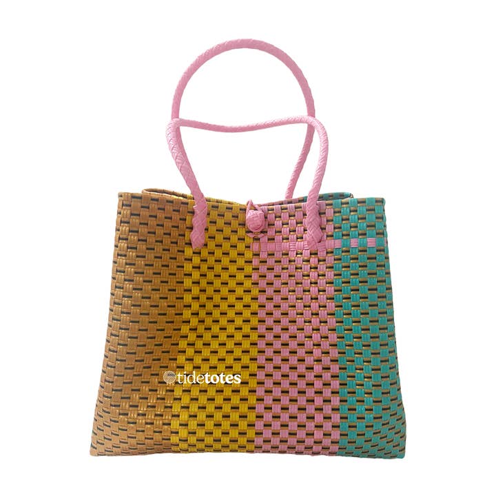 Hertogin Sorbet – Designer Tas In Veelkleurig Weefsel voor wholesale door Pure Di Casa