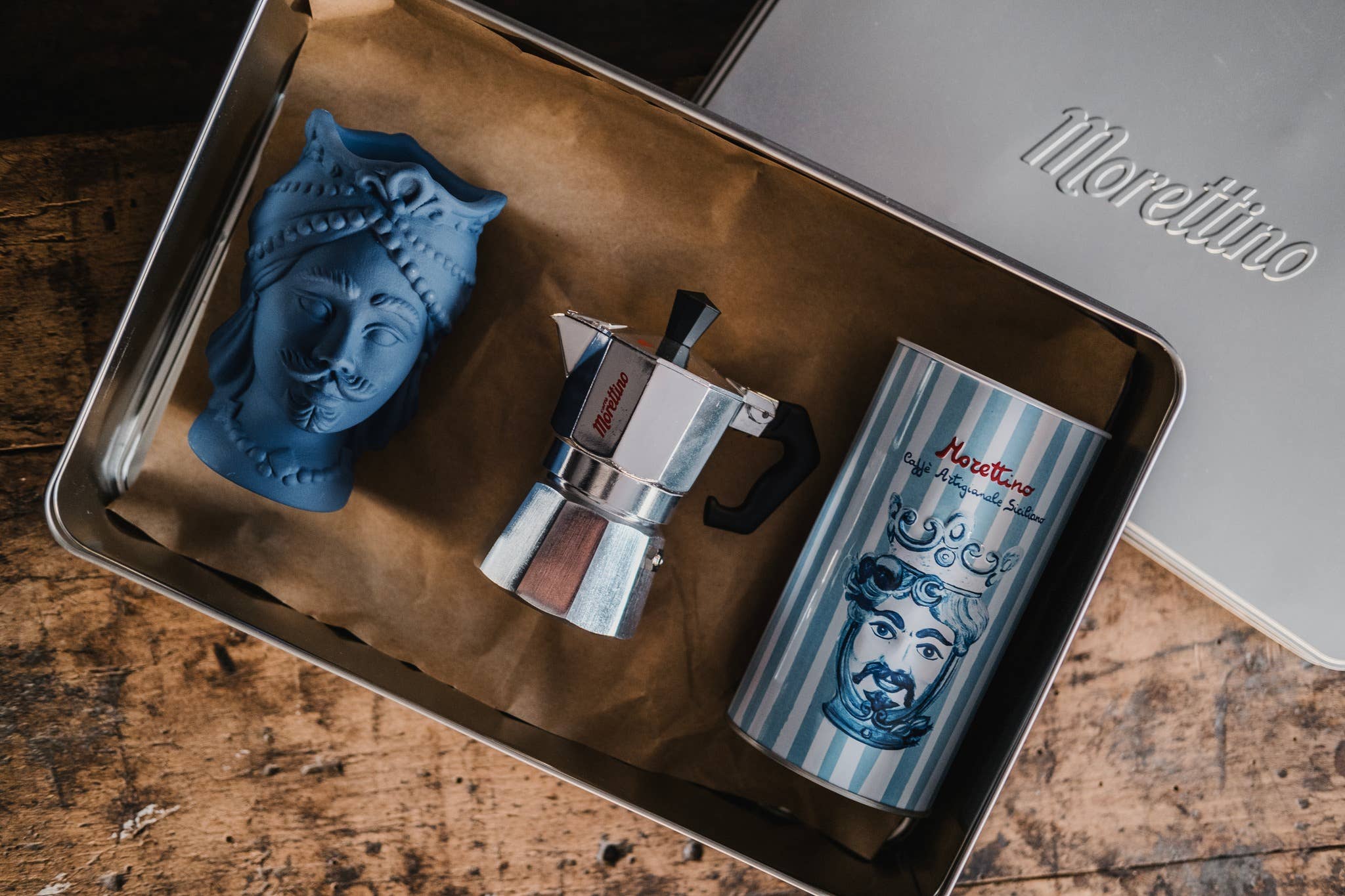 Caffè Morettino – Café moído por atacado – I Mori di Sicilia — Il Moro 125g café moído6