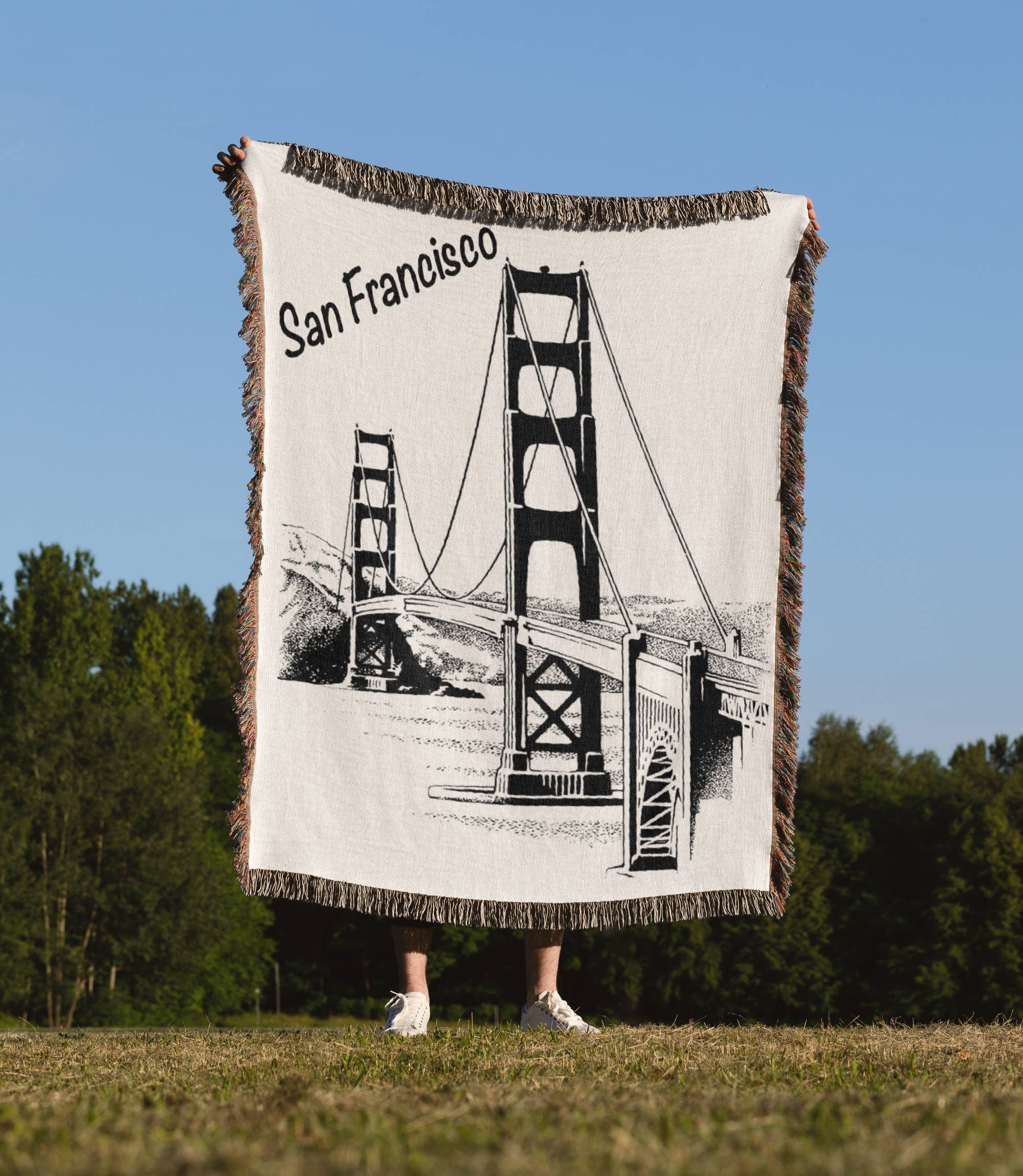 3dRose - Wholesale Throw Blanket - 3dRose, Golden Gate Bridge, Blanket1