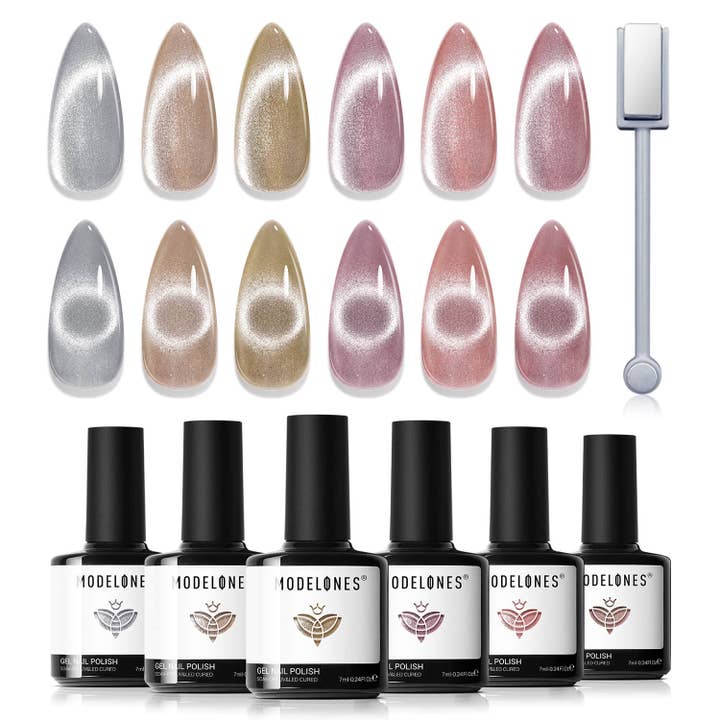 Rosy Sunset - 6 Shades Gel Nail Polish Set 7ml for wholesale by Modelones