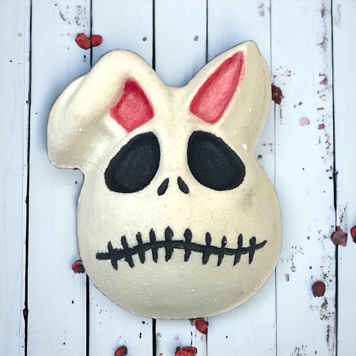Bombe de bain Jack Skellington Bunny pour la vente par Calla Lily Cosmetics