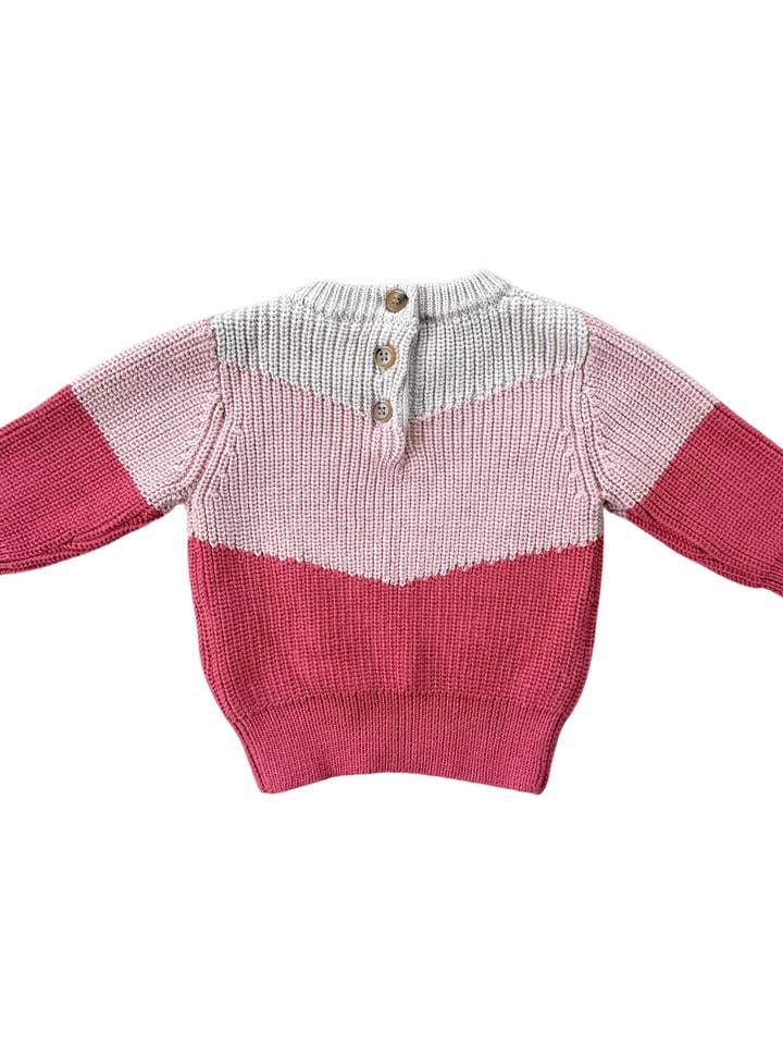 babysprouts clothing company - Wholesale Knit Sweater - Kids - Babysprouts Colorblock Knit Sweater1