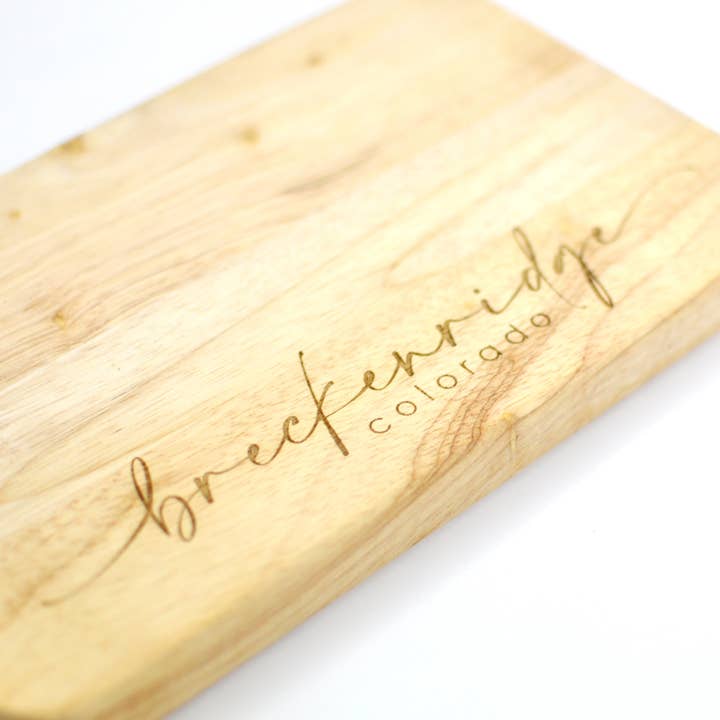 Blue Studio Creative - Wholesale Cutting Board - Large City Pride Cutting Board - Customizable Hometown Gift