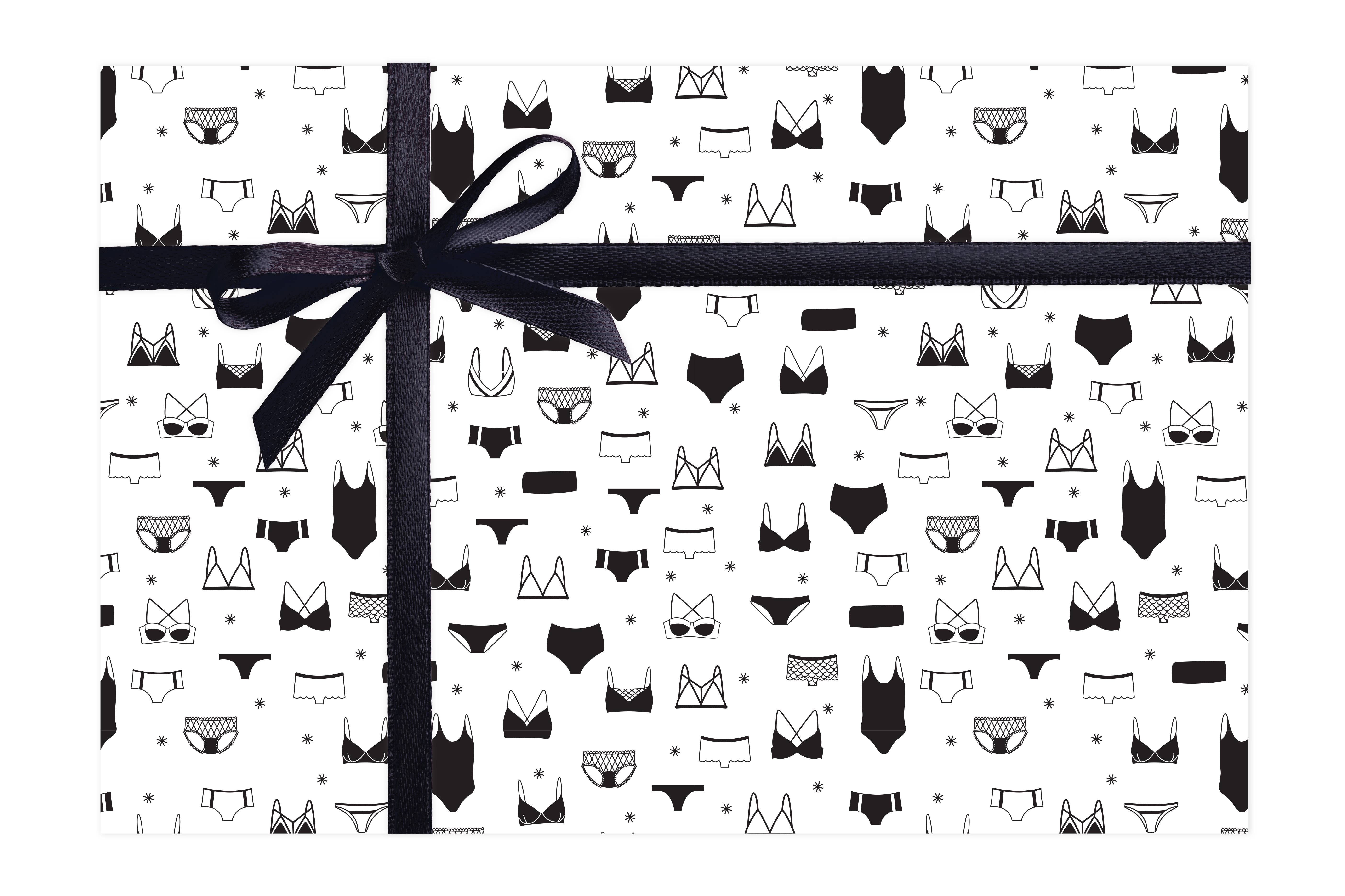 KB Paperie - Wholesale Flat Wrap - Underwear Wrap - Single Sheet0