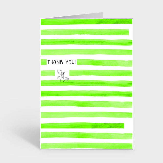 Cartão de Agradecimento Palanquin - Coleção Critter por atacado de Palanquin