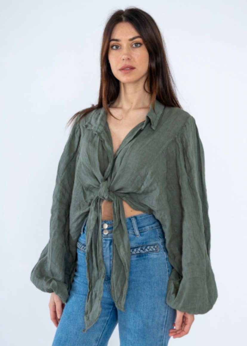 LINEN & COTTON HOUSE - Vente Chemisier – femme - 56811 100 % LINEN GILET 26