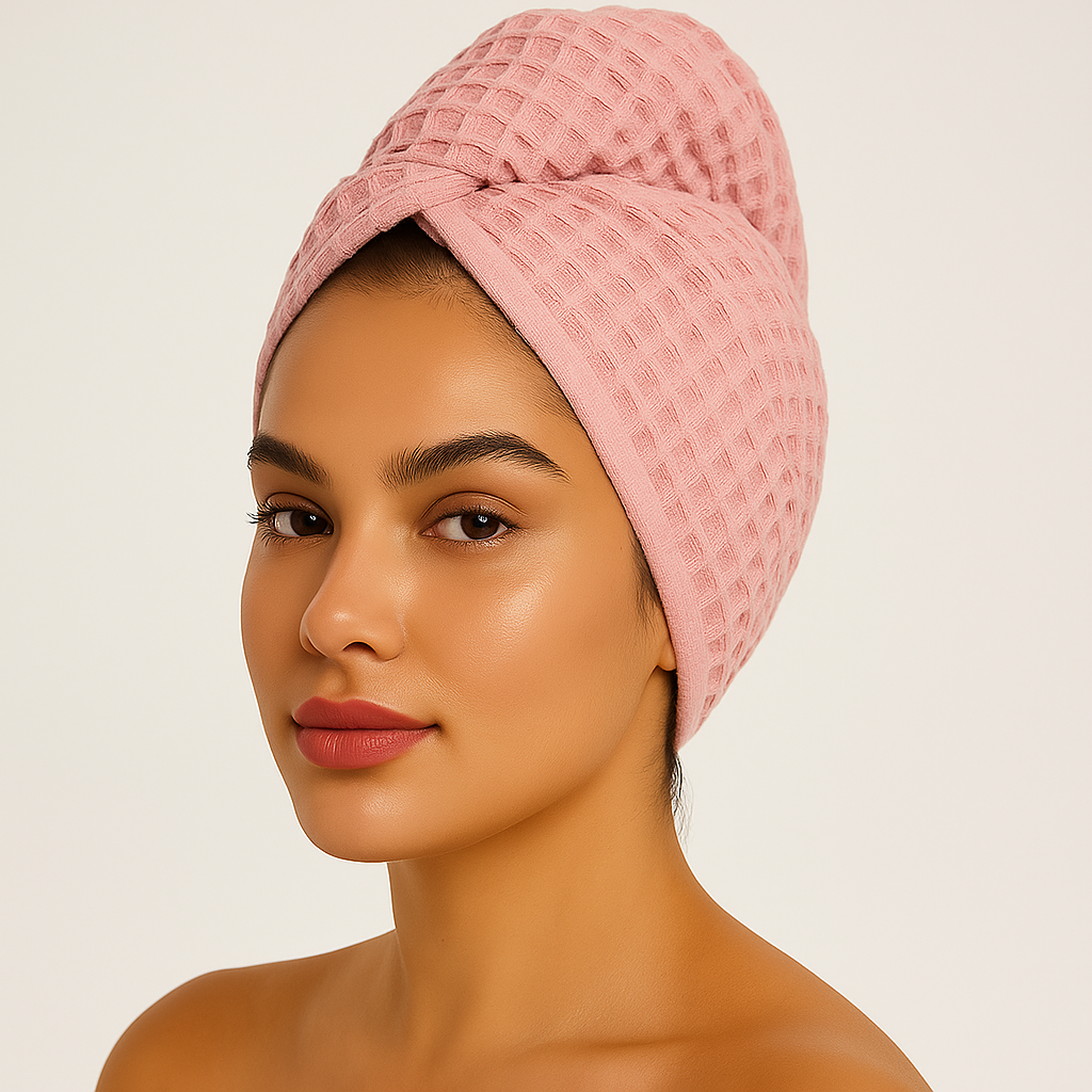 Giften Market - Wholesale Hair Towel/Wrap - Wrap 'N Dry Microfiber Cap for Healthy Hair- Gifts for Women1