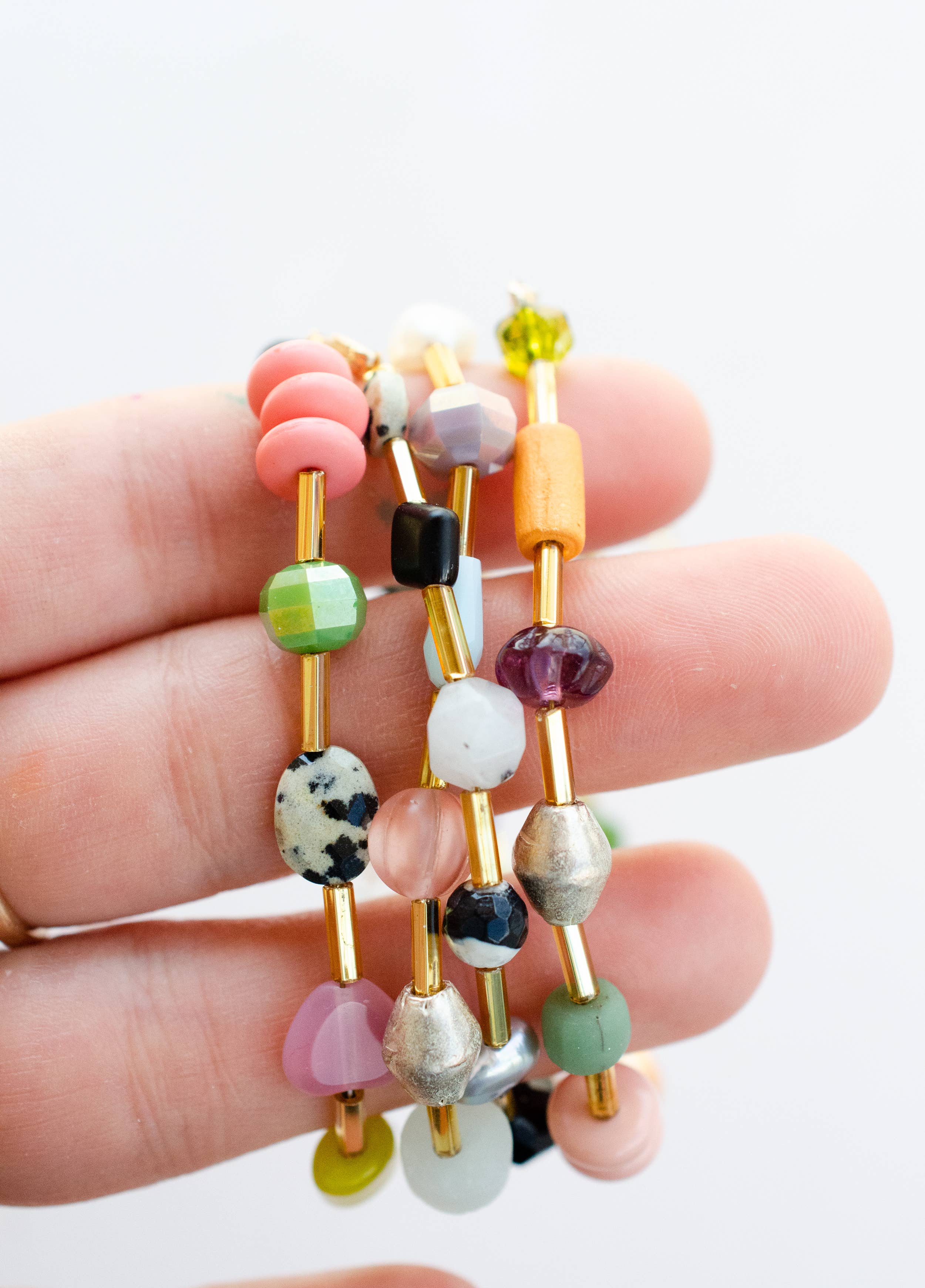 Jill Makes - Vente Bracelet de perles - Bracelets colorés à perles avec fermoir - Mariposa8