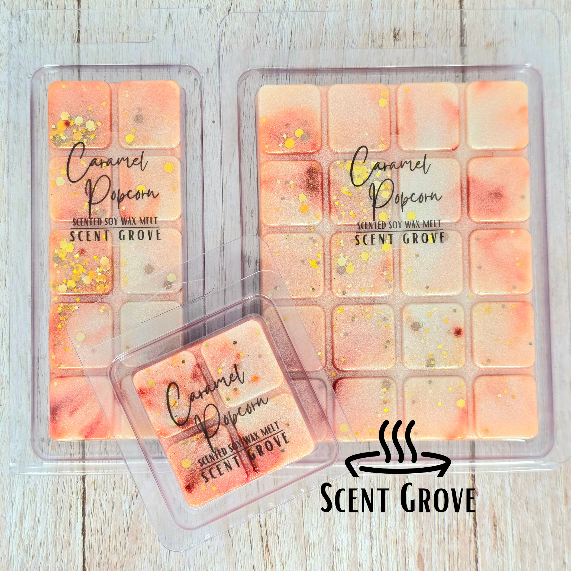 Scent Grove - Wholesale Wax melt - Caramel Popcorn soy wax melt3