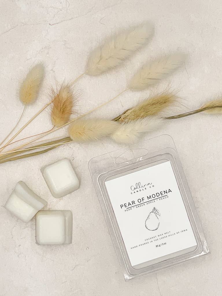 Collina Candle Co., LLC - Wholesale Wax Melt - Pear of Modena Coconut Wax Melt Pear Apple Peach1