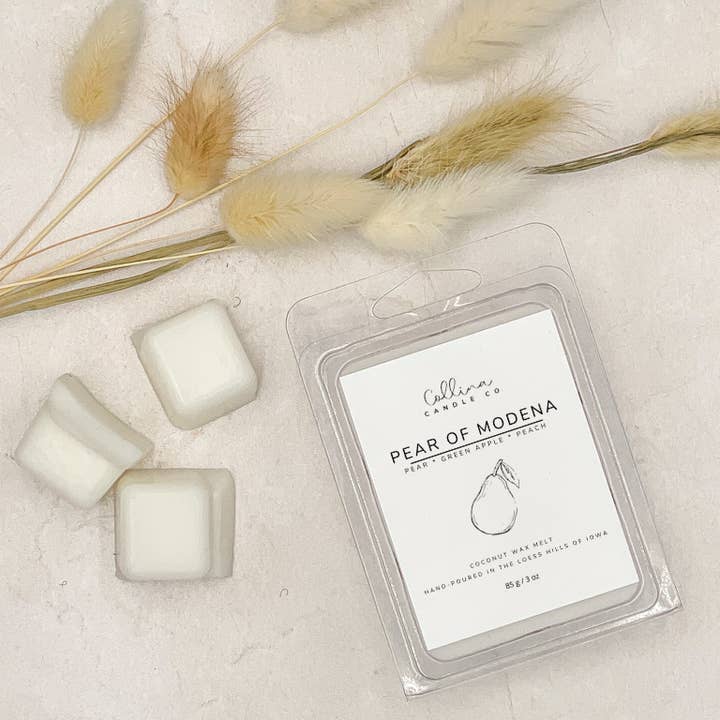 Collina Candle Co., LLC - Wholesale Wax Melt - Pear of Modena Coconut Wax Melt Pear Apple Peach1