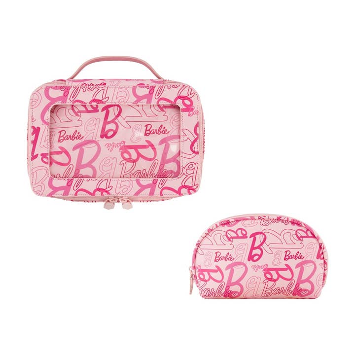 FUL Luggage (Concept One) - Wholesale Makeup/Cosmetic Bag - Barbieâ„¢ 2-Piece Travel Cosmetic Case Set