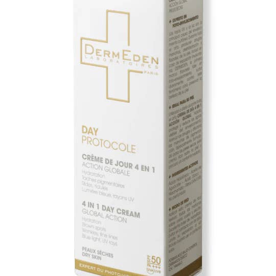 DERMEDEN - Wholesale Anti-Aging Moisturizer - 4 in 1 Day Cream Global Action Dry Skin SPF 504