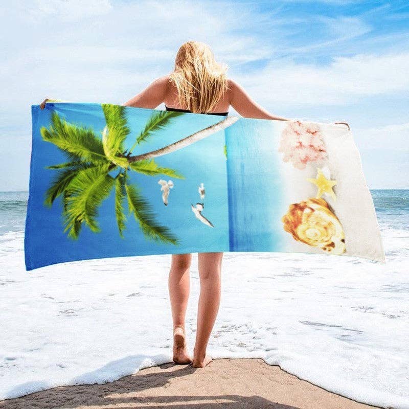 FurDecoration - Wholesale Beach Towel - Beach Towel With Single-Sided Printing1