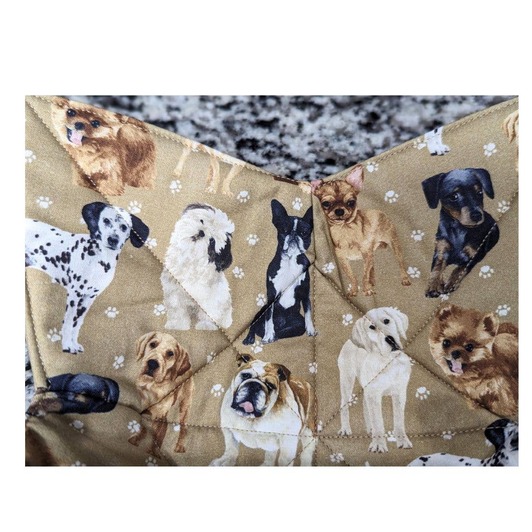 Sheryl's Stitchery Niche – wholesale Oven mitt/pot holder – Dog Lover's Microwave Bowl with Assorted Canine Breeds 4