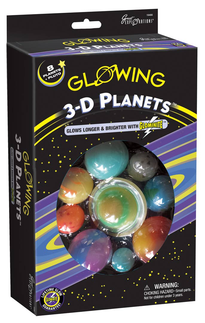University Games - Wholesale Light-Up Toy - Kids & Baby - 3-D Planets - Carded