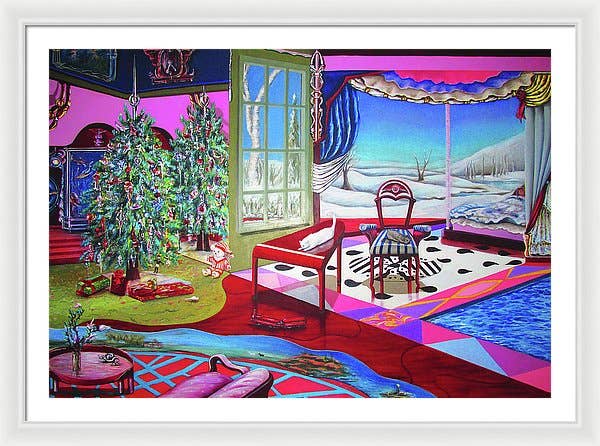 Sharon Tatem Fashion LLC - Wholesale Painting/Drawing - Christmas Painting - Framed Print33