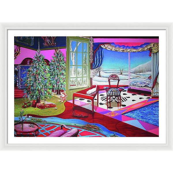 Sharon Tatem Fashion LLC - Wholesale Painting/Drawing - Christmas Painting - Framed Print33