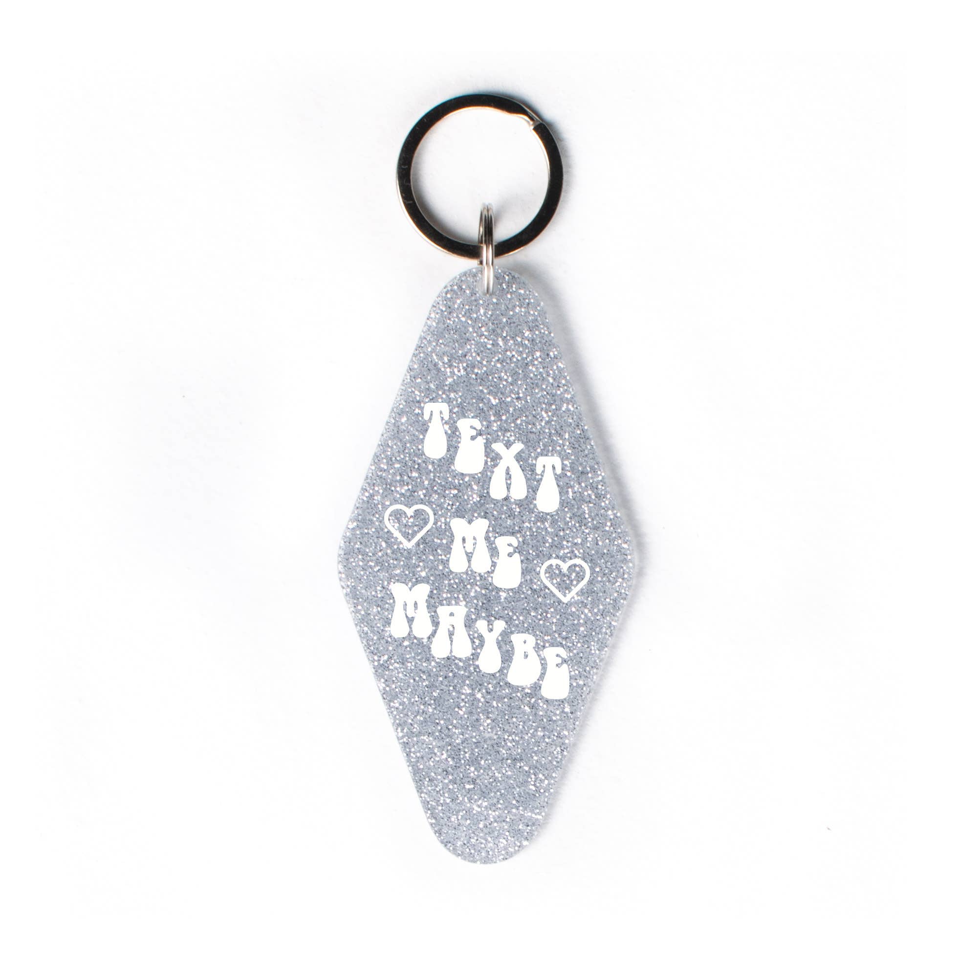 femfetti - Wholesale Keychain – Women's - Text Me Maybe Glitter Motel Keychain0