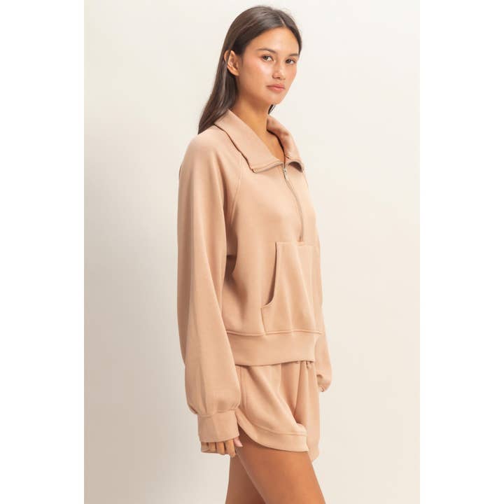 HYFVE - Wholesale Sweatshirt - Women's - Half-Zip Collar Pullover31