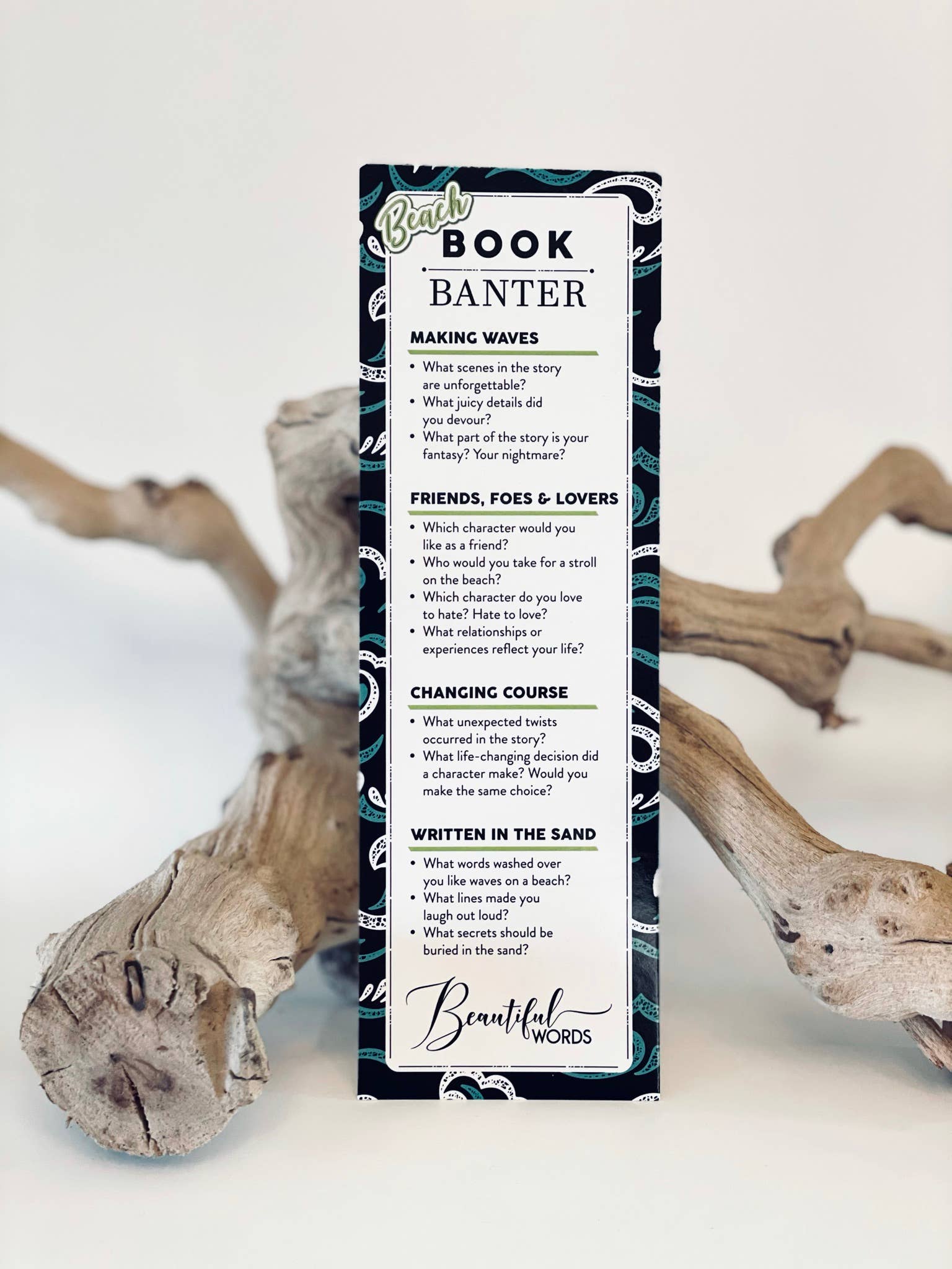 Beautiful Words - Wholesale Bookmark - Beach Book Banter Bookmark7
