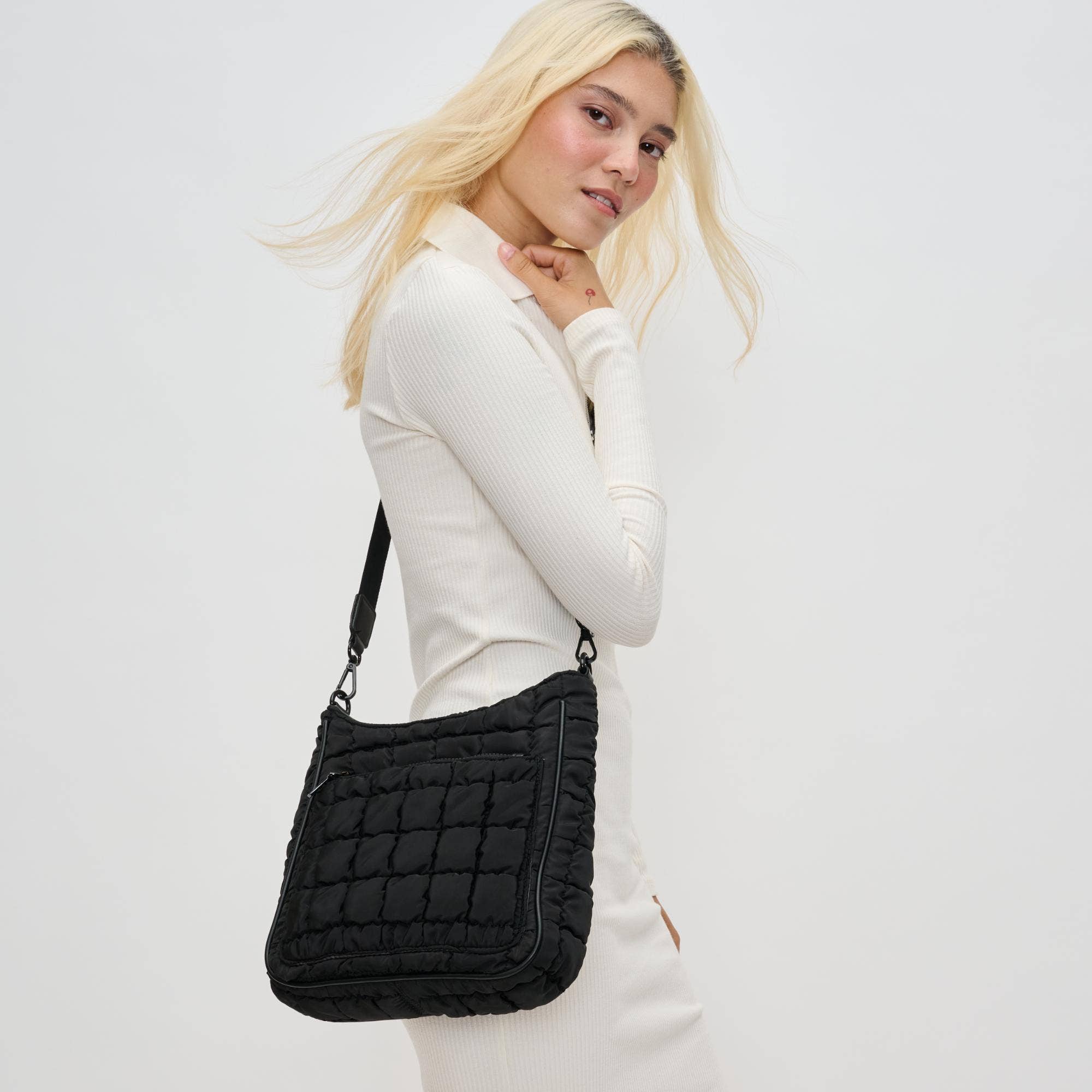 Sol and Selene - Wholesale Crossbody Bag - Women's - Aura - Quilted Nylon Puffer Crossbody3