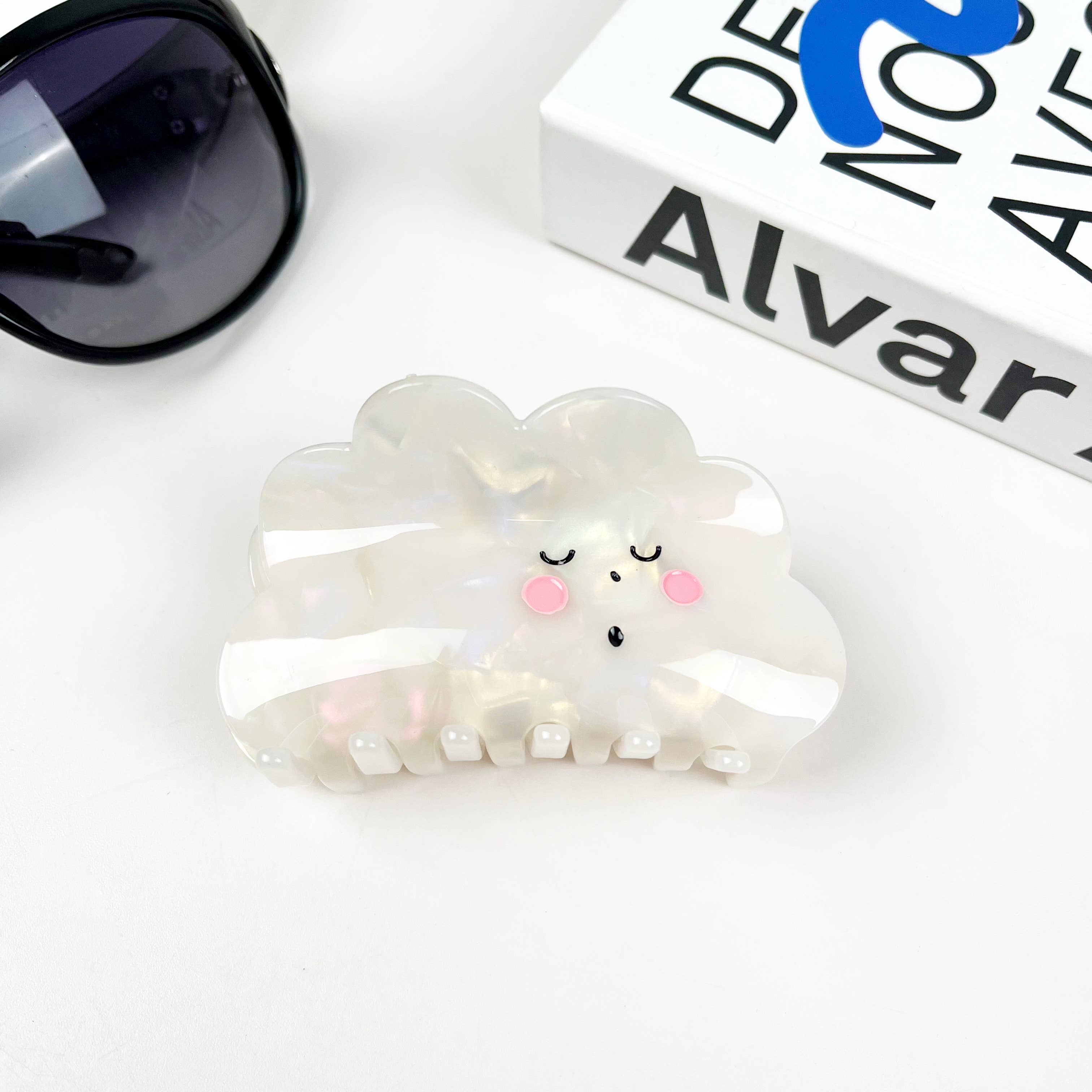 TheDivaSoap - Wholesale Hair Clip - Women's - Acetate Cute Cartoon Cloud Hair Clip Cartoon Claw Clips7