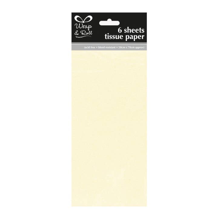 Joe Davies - Wholesale Tissue paper - 6 Sheet Tissue Paper Cream