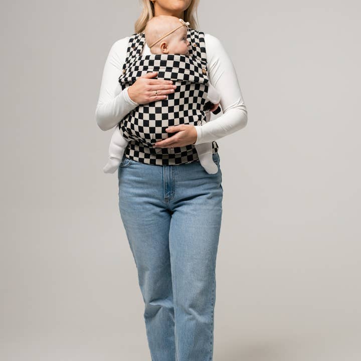 Mabē Baby Carriers - Wholesale Baby Carrier - The Monarch Carrier - Ebony Check4