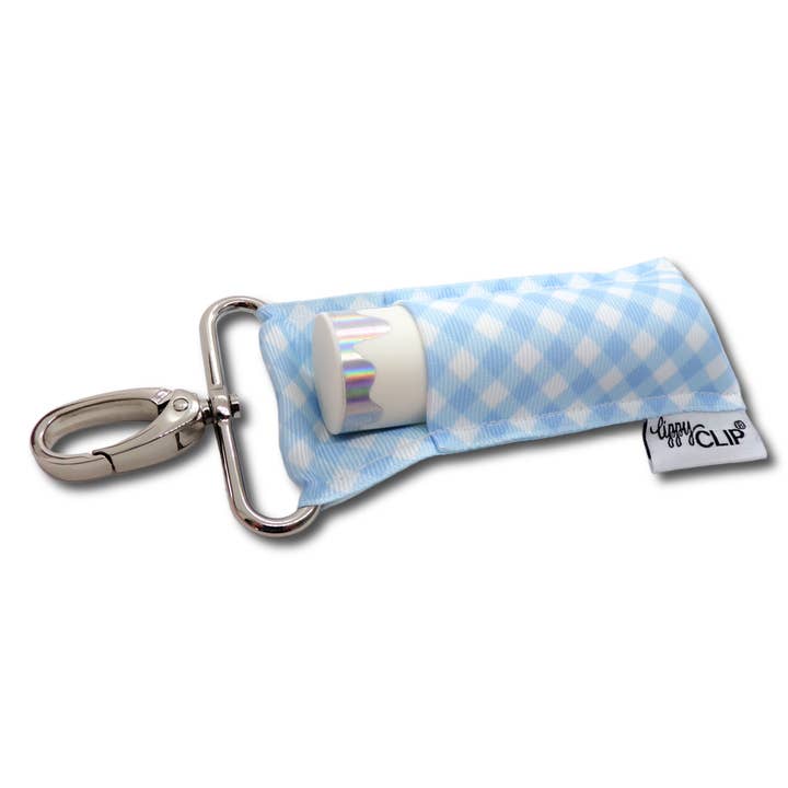 Light Blue and White Gingham LippyClip KISS and other Purchase Wholesale puzzle lights. Free Returns & Net 60 Terms on Faire trending on Faire.