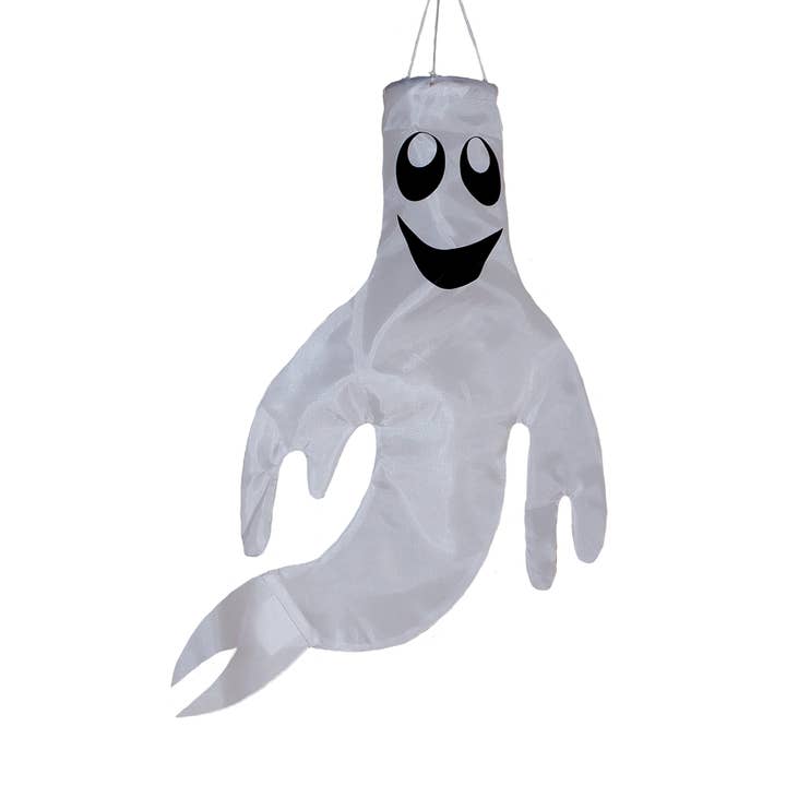 Small Ghost Windsock for wholesale by In the Breeze, LLC.