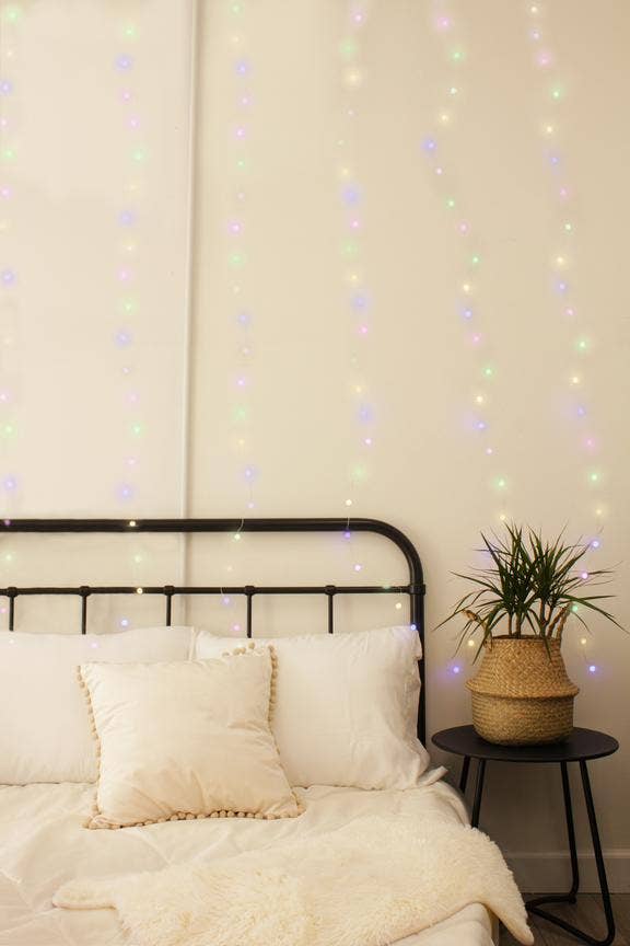Perfect Holiday - Wholesale String Lights - 300 LED Curtain Lights USB Remote - Rainbow0
