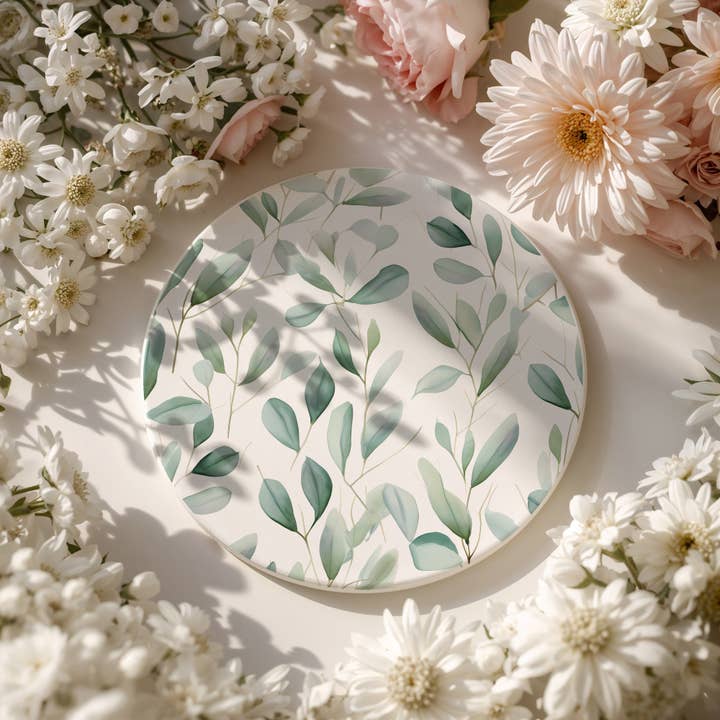 Gia Roma - Wholesale Decorative Tabletop Object - Blue Country Coaster Elegant Grandmillennial Blue Home Decor39