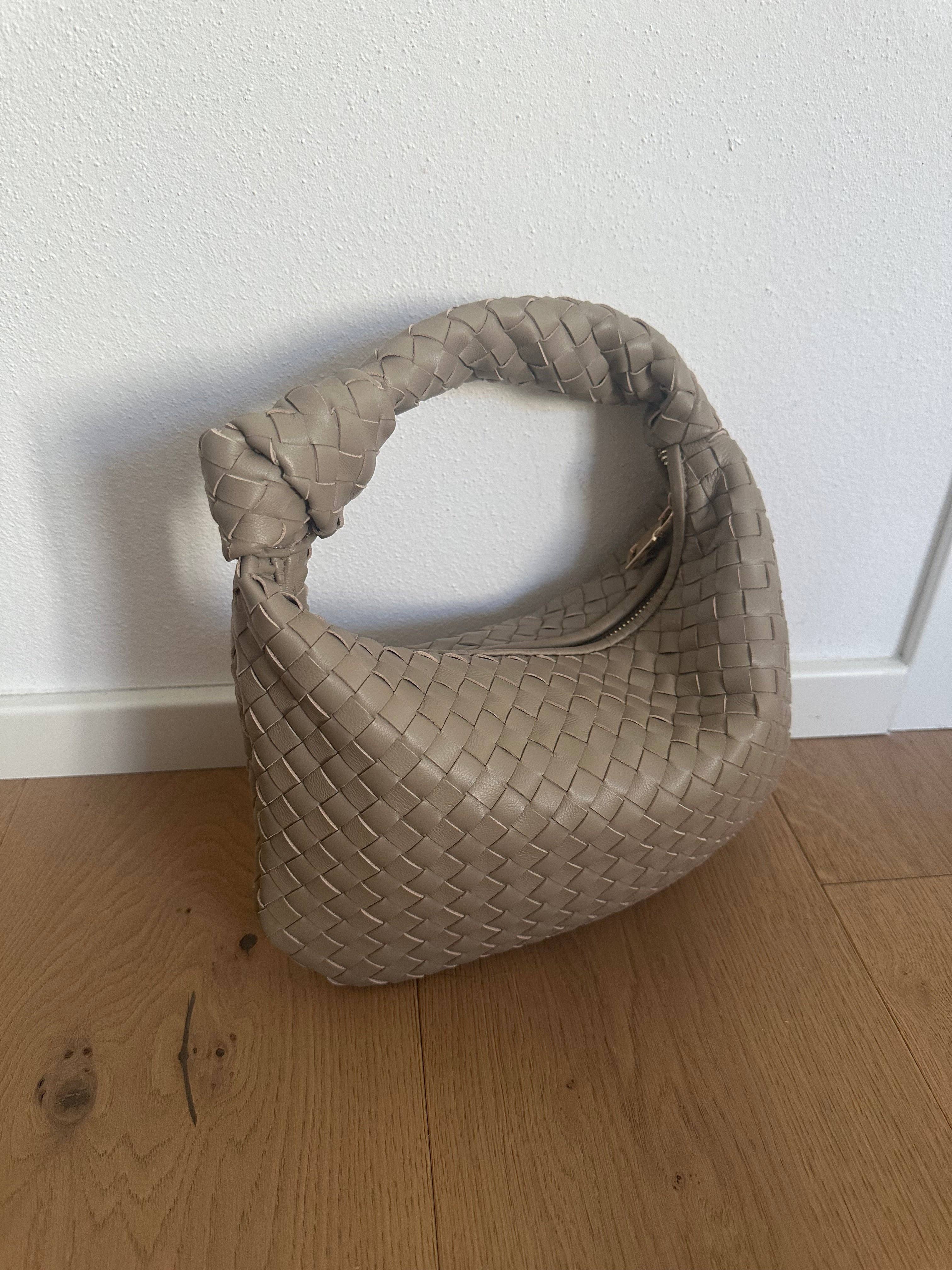 Zhade – Mala com alça superior – Mulher por atacado – JOLIE - pequena bolsa de couro trançado genuíno12