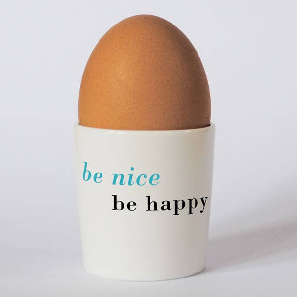 Coquetier Happiness Bear Turquoise pour la vente par Repeat Repeat