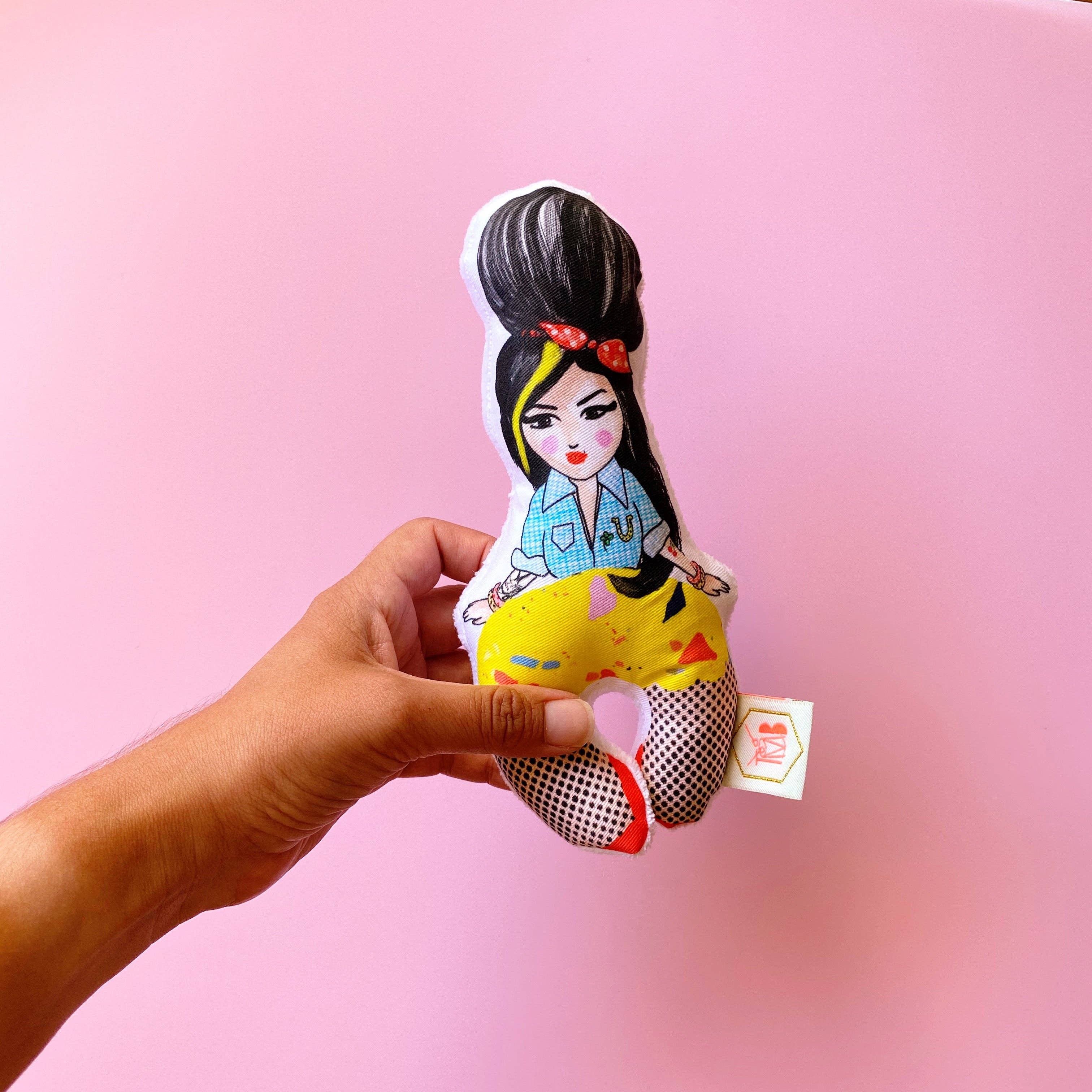 Tambour Battant - Wholesale Handheld Rattle - Baby - Amy Yellow baby rattle1