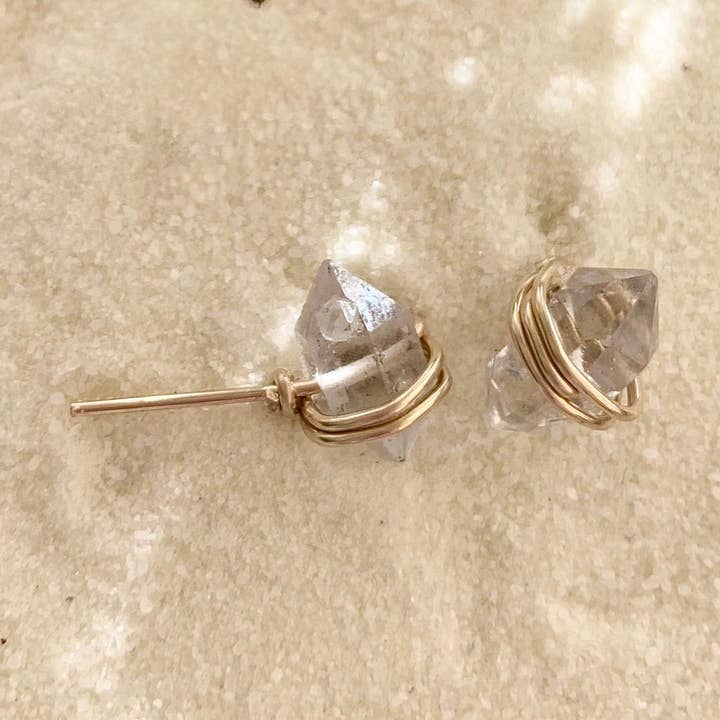 Eaarthbones Jewelry - Wholesale Stud/Post Earrings - Crystal Studs | Herkimer Diamond0