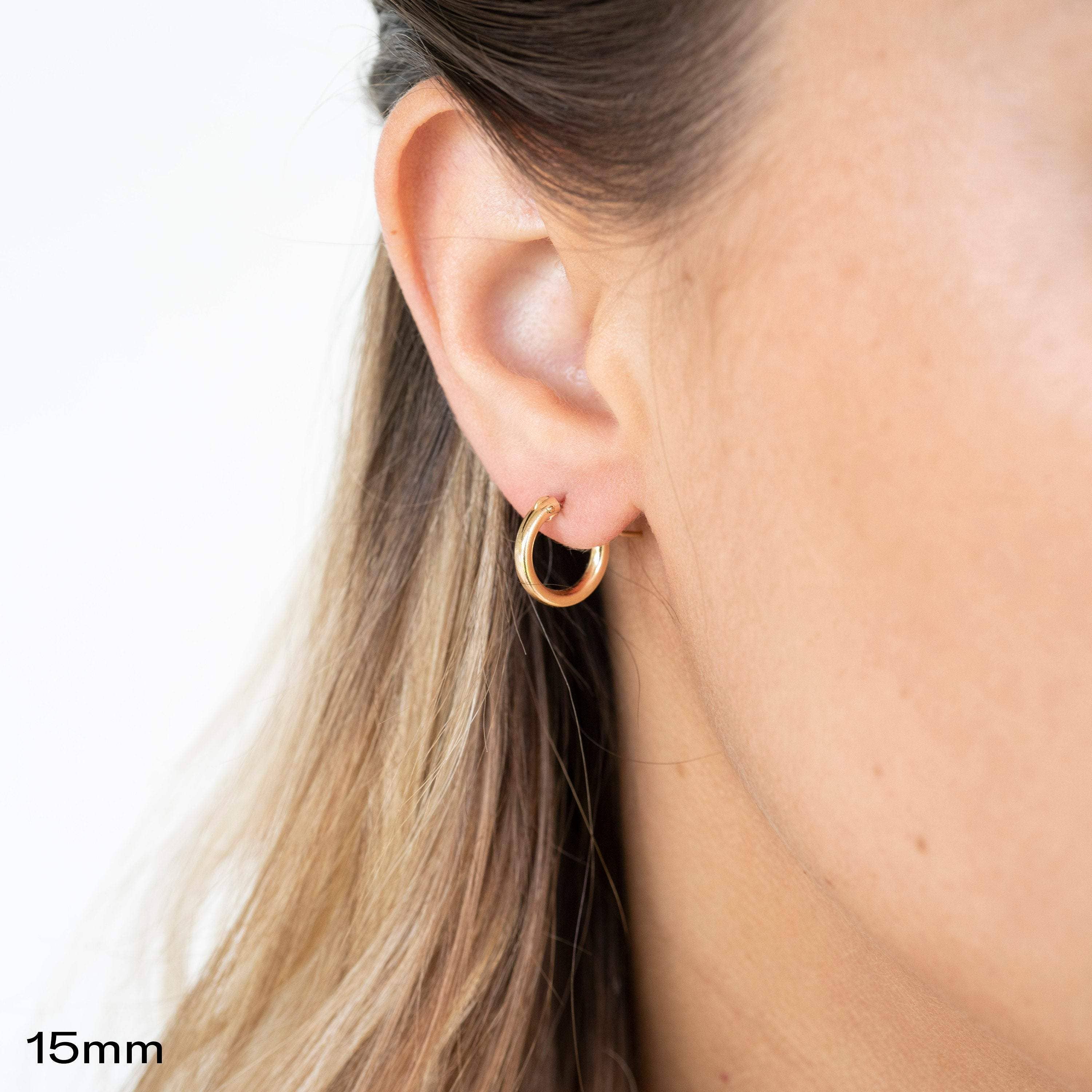 Rose Gypsy - Wholesale Hoop Earrings - Gold filled Clasp Hoops7