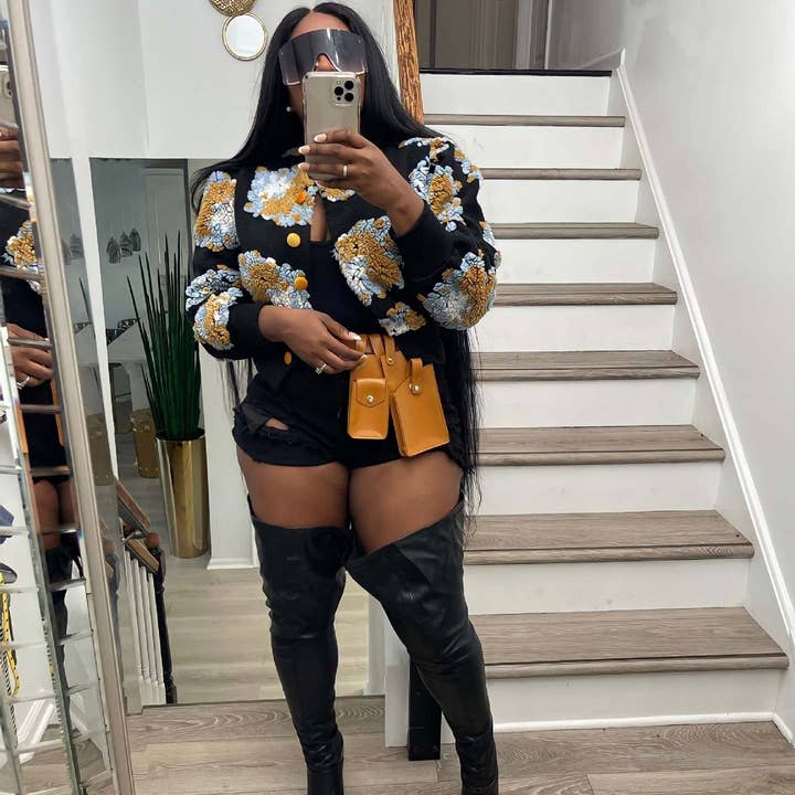 ACCITY - Wholesale Cardigan - Women's - Vintage Floral Knit Cardigan Jacket for Women_CWOCO009425