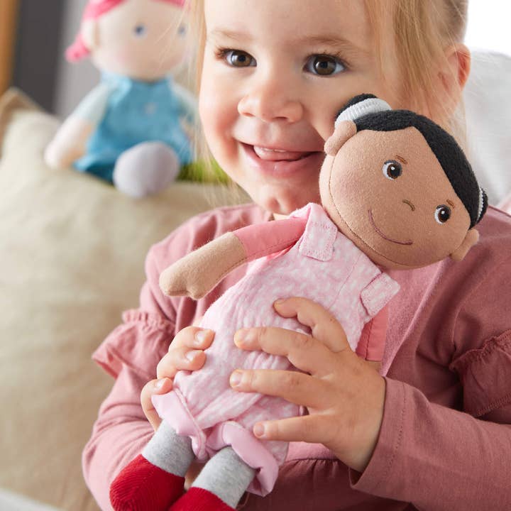 HABA USA - Wholesale Doll - Kids - Snug Up Doll Rumbi - 10" Soft Cuddly Plush Baby Doll
